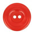 Bottoni Italiani  plastic knoopje 12,5 mm rood
