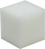 Schuimrubber Kubus 10x10cm   Wit/creme