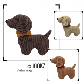 Jookz Garen en fourniturenpakket Ribblz Hondje - Beige