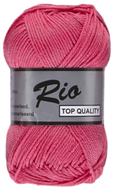 Lammy Yarns Rio katoen 020 Felrose