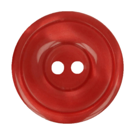 Bottoni Italiani  plastic knoopje 12,5 mm rood 722