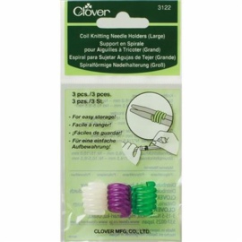 Clover Coil Knitting Needle Holders (Large)