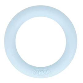 Opry siliconen bijtring 65mm kleur 258 Lichtblauw