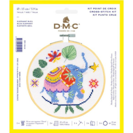 Dmc borduurkit Olifant inclusief borduurring 15cm