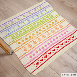 Rainbow Garden KAL 2026 Kit – Katia Fair Cotton - S1 Warme tinten