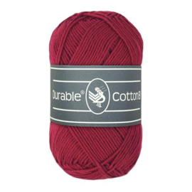 Durable Cotton 8 breikatoen 222 Bordeaux 