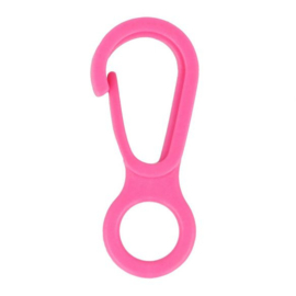 Musketonhaak Nylon 10mm - 798 Fuchsia