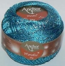 Anchor Artiste metallic Aquablauw 312