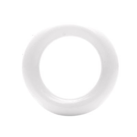 Durable Plastic Ringetje 30 mm ~ Wit - 5 stuks