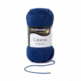 Catania haakkatoen 164 Jeansblauw
