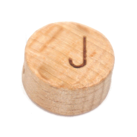 Durable houten letterkraal J