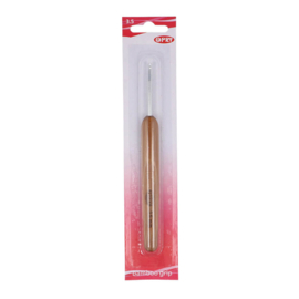 Opry haaknaald 3,5mm met houten/bamboo greep