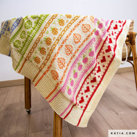 Rainbow Garden KAL 2026 Kit – Katia Fair Cotton - S1 Warme tinten
