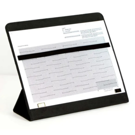 KnitPro Coal (zwart) col. patroonhouder 26x30cm