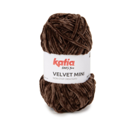 Katia Velvet Mini 214 Chocolade bruin