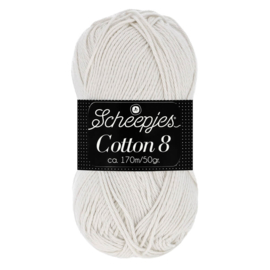 Cotton 8 Scheepjes 700 Linnengrijs