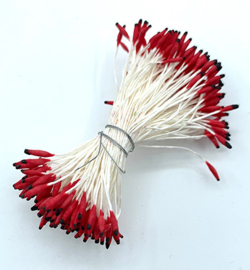 Meeldraden mat rood/zwart