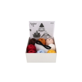 Anchor X-mas Xmas Santa trio decor
