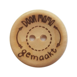 Durable houten knopen: Door mama gemaakt 20mm -4 stuks-