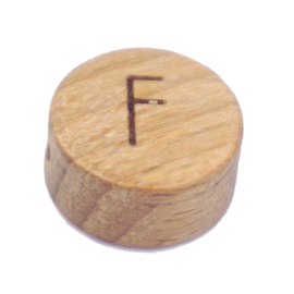 Durable houten letterkraal F