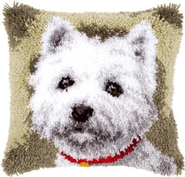 Knoopkussen kit Westie