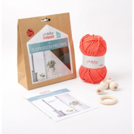 Phildar kit voor Plantenhanger - koraal