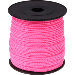 Nylon/polyester koord Pink neonroze