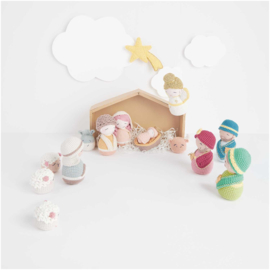 Rico Ricorumi Set  "Kerststal " 20 kleurtjes!