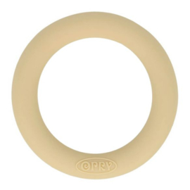 Opry siliconen bijtring 65mm kleur 886 Beigezand 