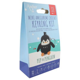 Anchor Mini amigurumi haak kit - sleutelhanger Pip de Pinguin