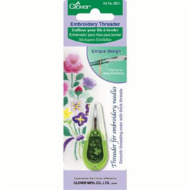 Draaddoorhaler Clover Needle Threader voor dikkere draad