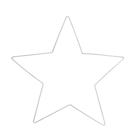 Metalen draadring zilver Rayher - 30cm