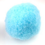 Pompom 30mm Licht blauw