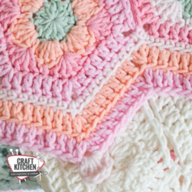 Babydekentje Hexagon eigen kleurkeuze  met gratis patroon!