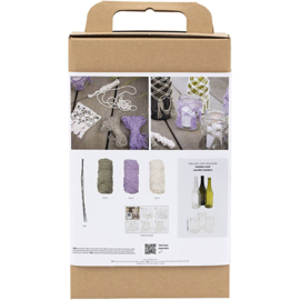 Hobbyset  Macrame - Glasdecoratie