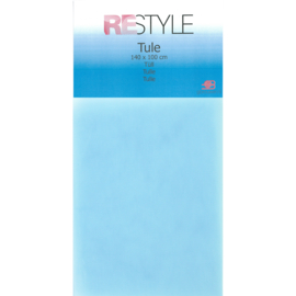 Tule Babyblauw 140x100cm Restyle