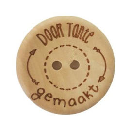 Durable houten knopen: Door tante gemaakt 20mm -4 stuks-