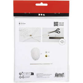 Gehaakte Kersthangers - Creative mini kit