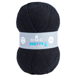 DMC Knitty 6 - 965 - Zwart