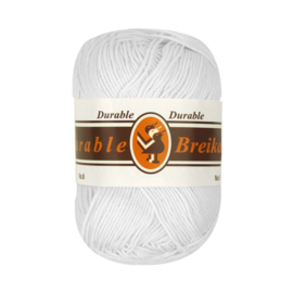 Durable Cotton 8 breikatoen 310 White (kleur 202)