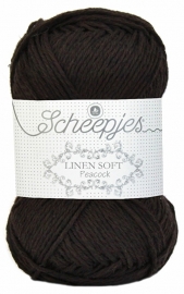 Scheepjes Linen Soft 601 Donkerbruin