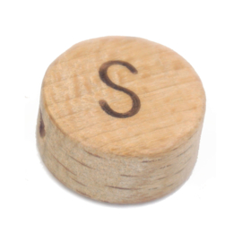 Durable houten letterkraal S