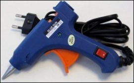 Lijmpistool 20 watt klein (blauw)