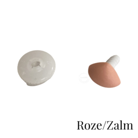 Soft veiligheidsneusje roze/zalm 21 mm