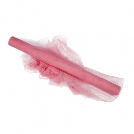 Tule Roze afm: 50cm x 5meter op rol