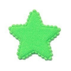 Ster Vilt  Groen 3,5 x 3,5 cm