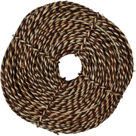 Zeegras gedraaid ±3,5-4mm bruin