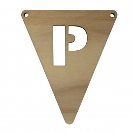 Houten vlagletter P