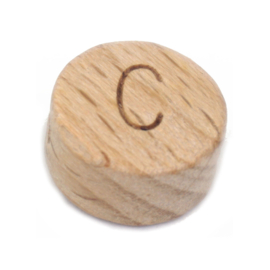 Durable houten letterkraal C