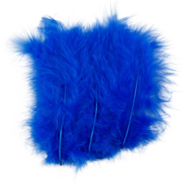 Veertjes 5-12cm ±15 stuks - Blauw